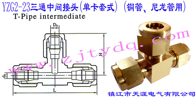YZG2-23ͨg^(οʽ) (~)T-pipe Intermediate Connector