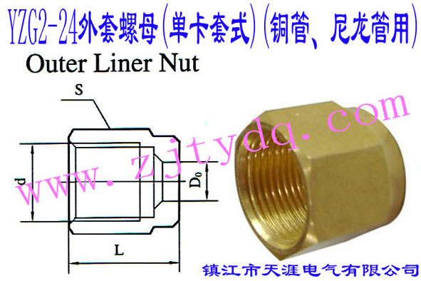 YZG2-24ĸ(οʽ)(~)Outer Liner Nut