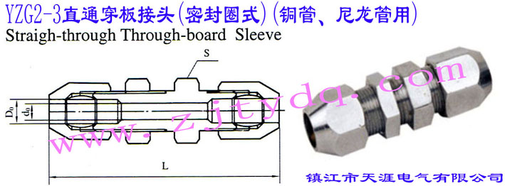 YZG2-3ֱͨ^(ܷȦʽ)(~)Straight-through Through-board Sleeve