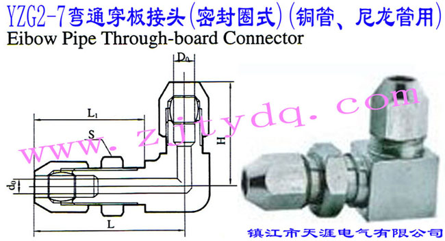 YZG2-7ͨ^(ܷȦʽ)(~)Elbow Pipe Through-board Connector
