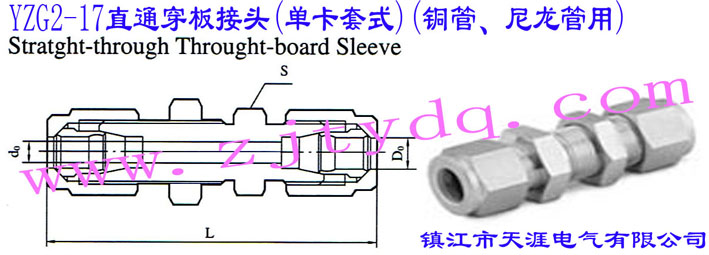 YZG2-17ֱͨ^(οʽ)(~)Straight-through Through-board Sleeve